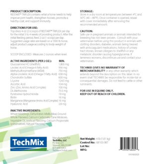 TechMix Restart TriFlex back label